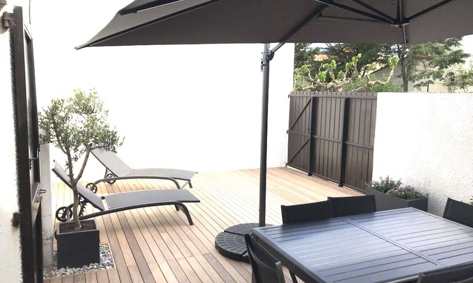 La Cote Radieuse Villa | Comfortable VILLA 2 steps from the beach - 50m2 terrace facing south