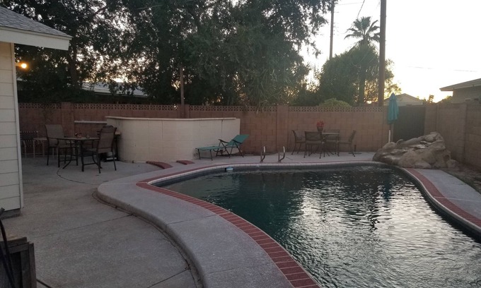 Camelback East House | Comfortable Home, Central Phoenix Pets ok, Pool, 3 bedroom 3 bath Close to all.