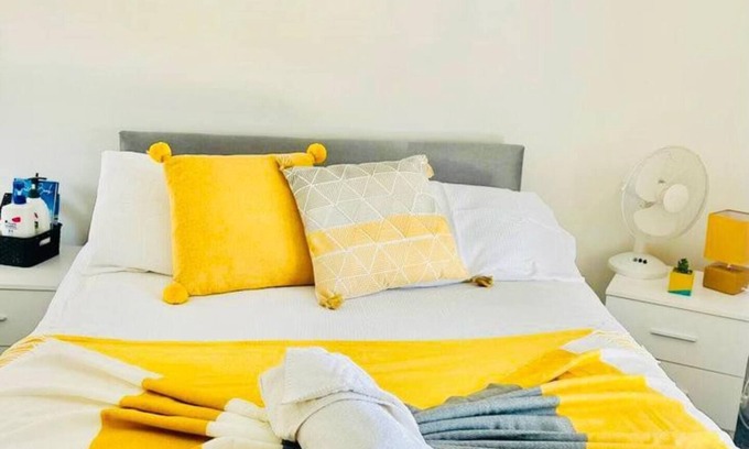 Portsmouth Apartment | Comfy, clean, and stylish—your perfect private retreat.
