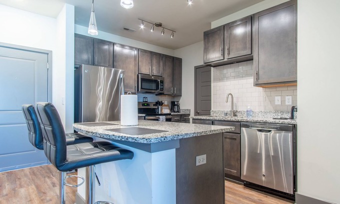 Hurstbourne Apartment | Contemporary 2BR Suite | Pool, Parking + Gym B