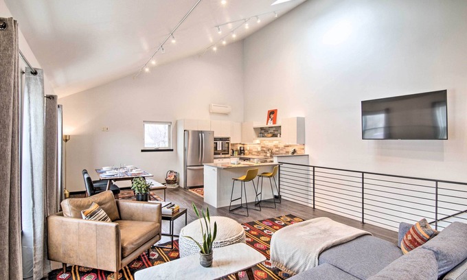 Livingston Condo | Contemporary-Boho Loft in Downtown Livingston!