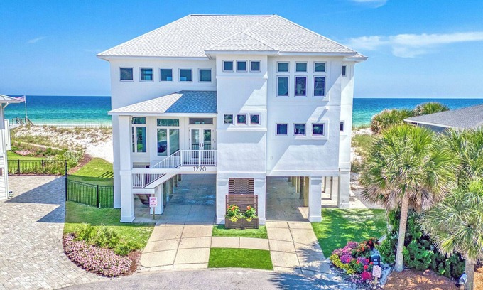 Pensacola Beach House | Contemporary Gulf Front Home with Privacy and Solitude-Perfect for Families