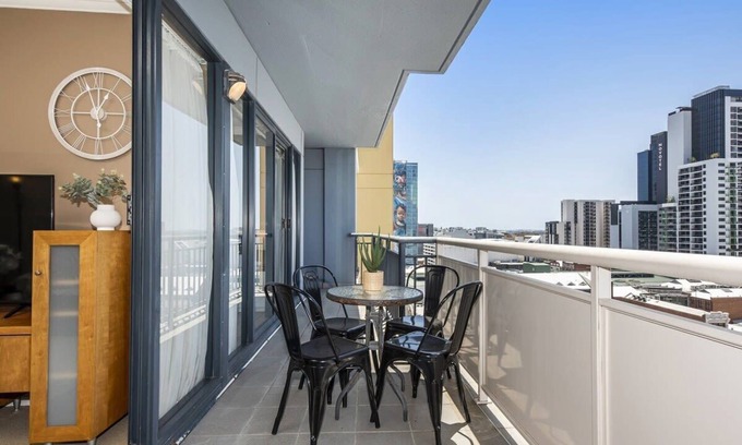 Perth Central Business District Apartment | Convenient 2-Bed Apartment in the Heart of Perth