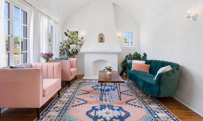 Normal Heights House | Copacetic Peach Tree | 1920s Storybook Cottage and Bungalow