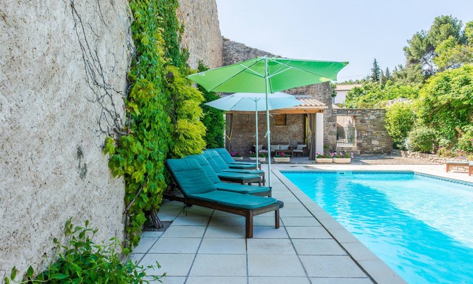 Tourouzelle House | Coquelicot-Luxury accommodation with heated pool & A/C in former vigneron estate
