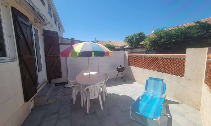 Portiragnes-Plage House | Corner house in Residence with shared pool, at only 300 from the sea, PORTIRAGNES PLAGE