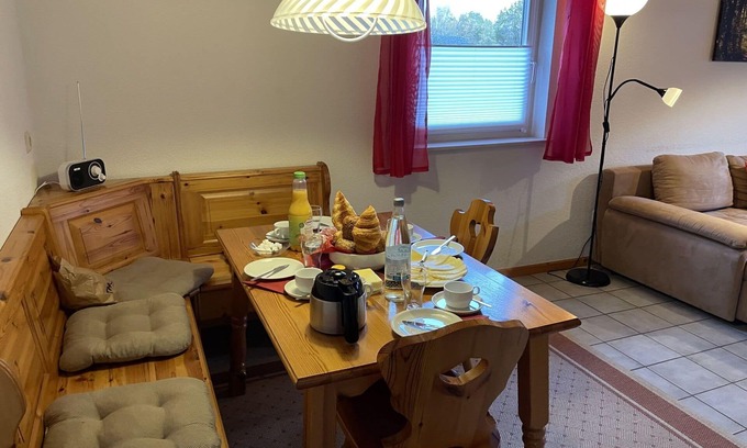 Thalfang Apartment | Cosy apartment for 4 guests with WIFI, TV, terrace and pets allowed