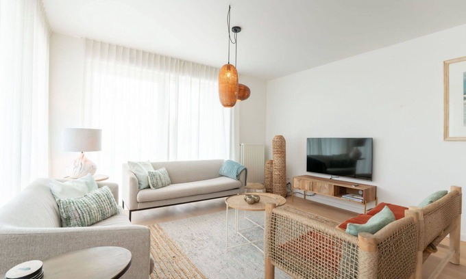 Duinbergen Apartment | Cosy apartment for 6 people with WIFI, TV and balcony