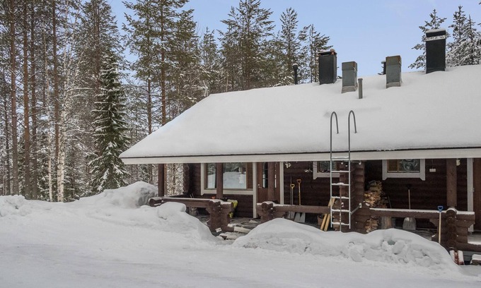 Tormanmaki Cottage | cosy cottage in Paljakka, very close to nordic skiing slopes and lake new saunan