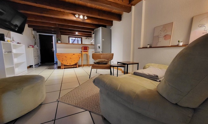 Schiltigheim Apartment | Cosy Old Farmer, 12 min de Strasbourg Centre