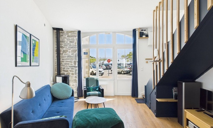 Concarneau Ski Chalet | -COTTEN- Grand duplex vue mer au cœur de Concarnea