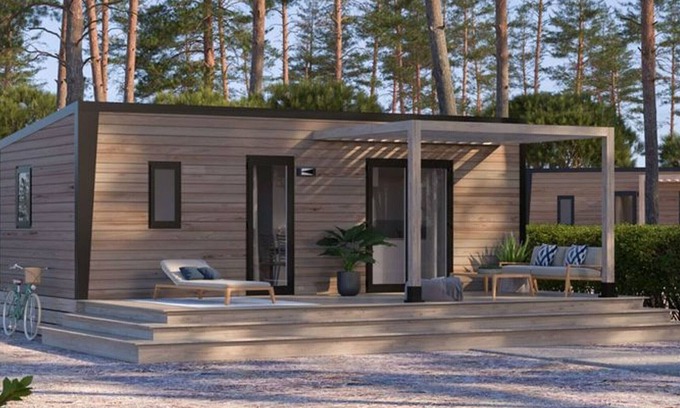 Granges-Aumontzey House | Cozy mobile home for 4 with terrace