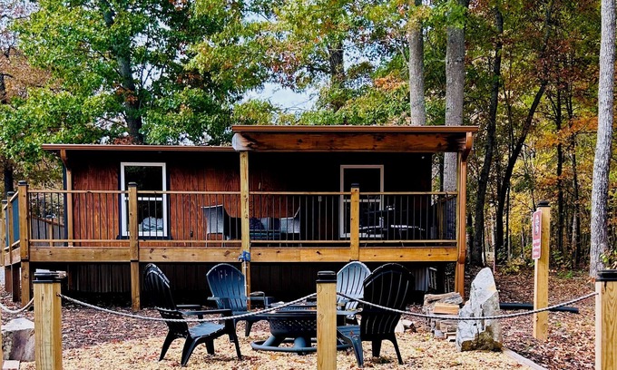 Morganton Cabin | Cozy 2-bedroom cabin 6 miles to downtown Blue Ridge. Pet-Friendly!