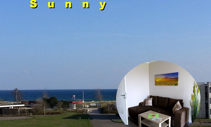 Fehmarn Apartment | Cozy 2 room apartment w. Balcony + sea view between marina and beach + WLAN