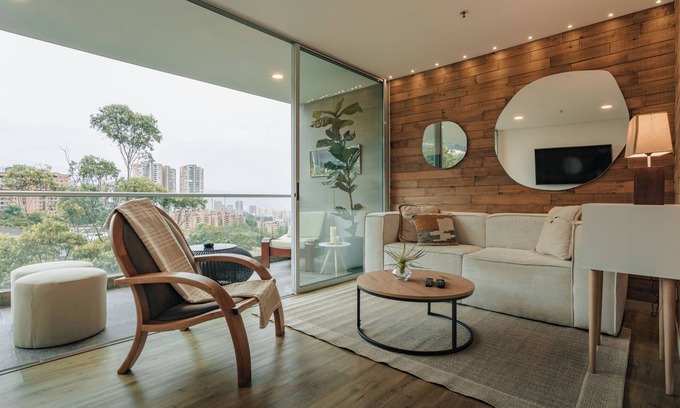 El Tesoro Apartment | - ¡ Cozy 2BDR Apartment with Panoramic View of El Poblado ! -