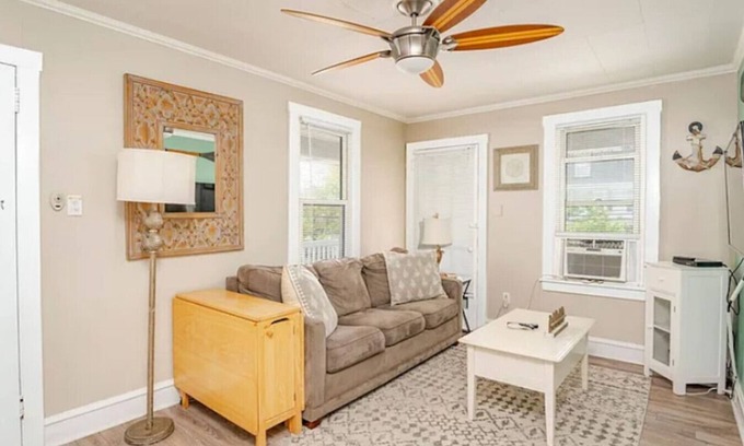 North End Apartment | Cozy 2BR with Bunk Beds, Steps to Boardwalk
