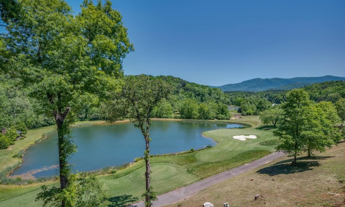 Mill Spring Villa | Cozy Blue Ridge Villa - Pond & Fairway Views