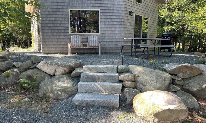 Southwest Harbor House | Cozy cottage nestled in the woods with walking distance to town.