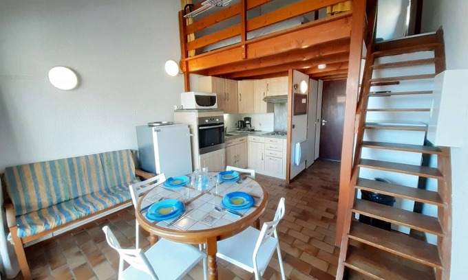 Piau Engaly Apartment | Cozy Duplex for 6 with Balcony and Ski Locker in Piau-Engaly