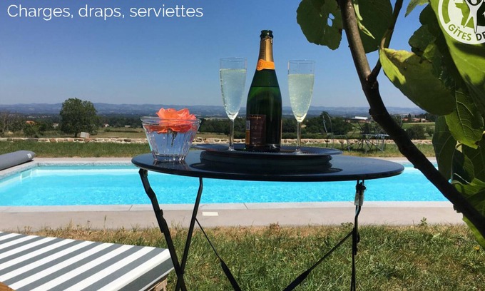 Saint-Andre-dʼApchon Cottage | Cozy Farmhouse Stay with Pool, Garden, and Free Farm Products