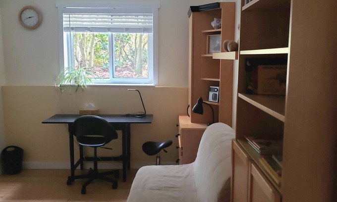 Kitsilano Apartment | Cozy garden suite for six in beautiful Kits Point, half a block from Kits Beach.