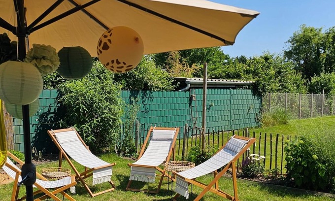 Wendisch Rietz House | Cozy half of the house near the lake with barbecue, within walking distance of the bathing area & Satama