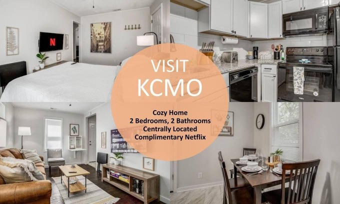 South Kansas City House | Cozy Home Near Waldo w/ Netflix & Speedy WiFi