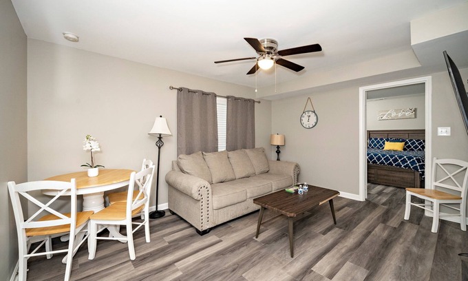 Cary House | Cozy Private Basement with Office & Full Amenities