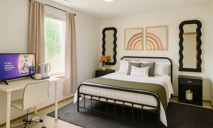 Covington House | Cozy Private Room w/Car Rent Option in Owner-Occupied Home with Modern Comforts