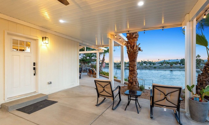 Mohave Valley House | Cozy Riverfront Casita with Private Dock and Beach