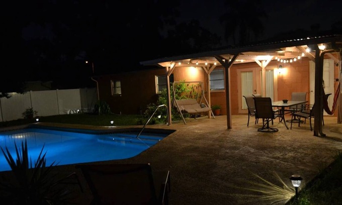 Town N County Park House | Cozy, Rustic Pool Home Away From Home Near Tampa Int'l Airport