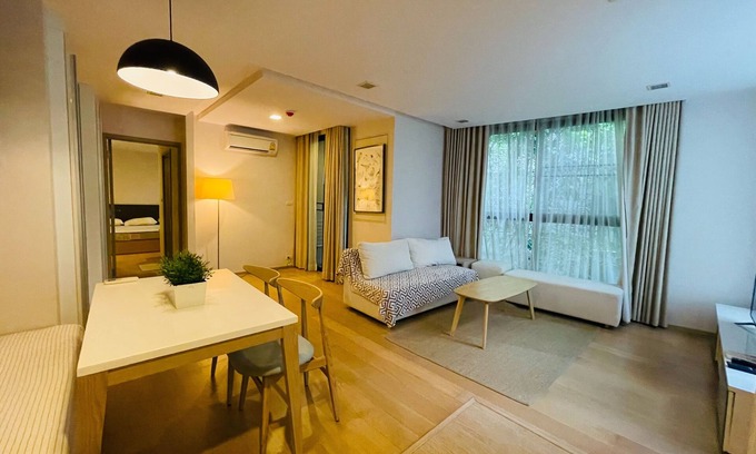 Sukhumvit Condo | Cozy Spacious Garden-View 1Bed 1Bath 500m BTS Thonglor