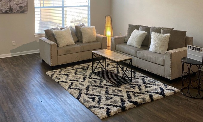 Riverside Terrace Apartment | Cozy Stay: FREE Park & Fast WIFI Museum district/MED/NRG