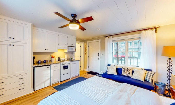 Ludlow Apartment | Cozy Studio Condo with Great Location, WiFi & Kitchenette
