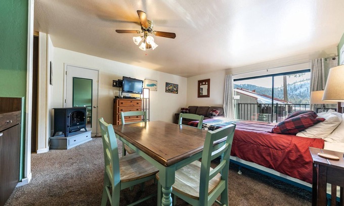 Truckee Condo | Cozy Studio w/Partial Lake view #224 at Donner Lake Village