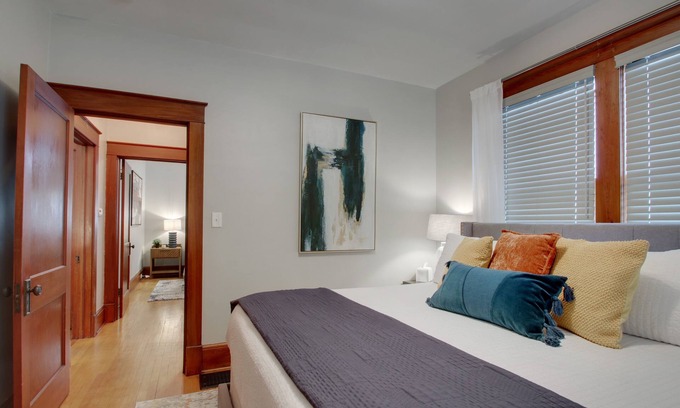 Quincy Apartment | Cozy -Two bedroom home that is centrally located and beautifully restored.