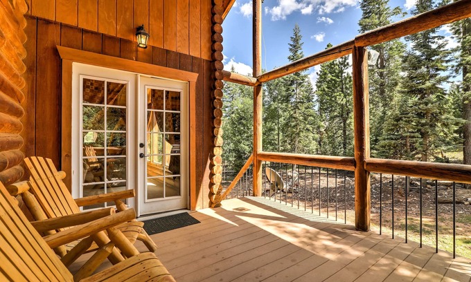 Meadow View Heights Cabin | Cozy Utah Cabin w/Deck & Fire Pit!