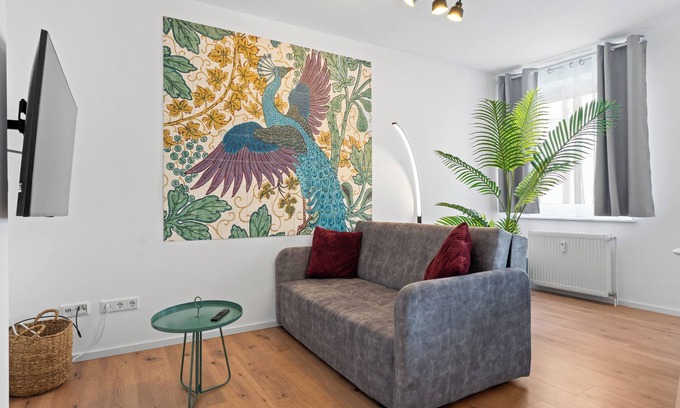 Remscheid Apartment | Cozy vacation apartment in Remscheid-Mitte | Netflix | kitchen | 43 sqm