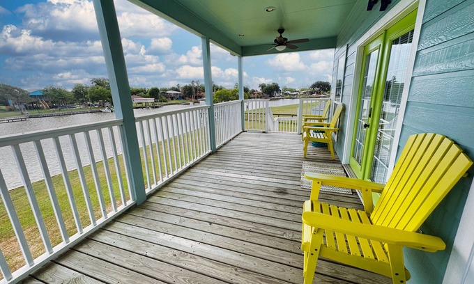 Cedar Lane House | Creekside Getaway perfect for a relaxing weekend of fishing on the creek!