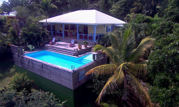 Le Vauclin Villa | Creole style villa in a quiet tropical garden.