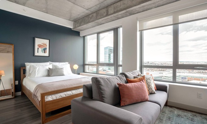 MIT Apartment | Crisp Kendall Square Studio w/Gym, W/D by MIT, MGH & River