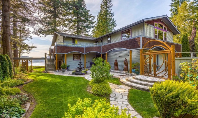 Anacortes House | Custom Guemes Home with Spectacular Water Views!