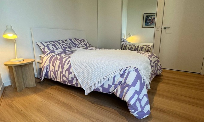 Burwood East Bed & Breakfast | Cute bedroom in a shared apartment with private bathroom in Burwood Brickworks.