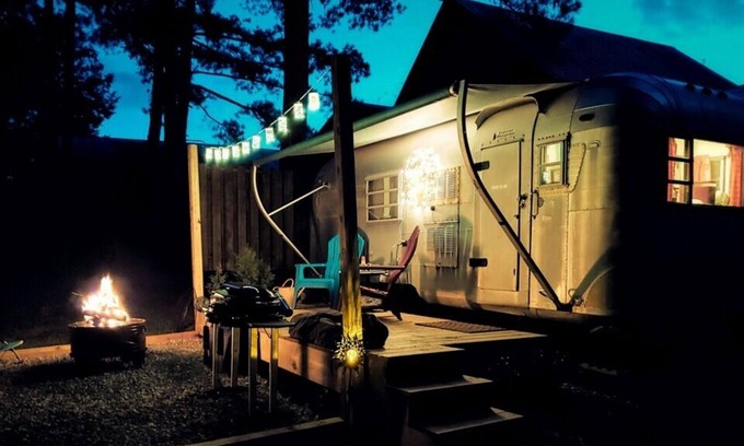 Chickamauga House | Cute Vintage Camper in a fun farm setting