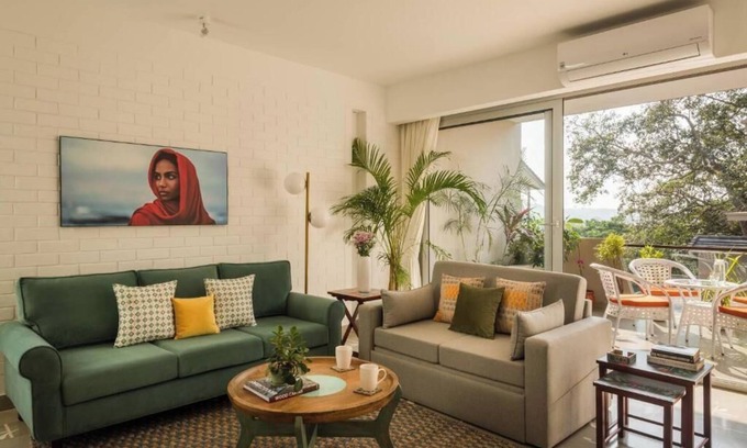 Mussoorie Apartment | Da Alohas Hibiscus Oasis Pool Facing Candolim