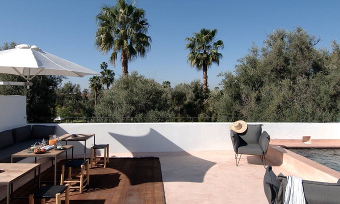 Mechouar-Kasbah Villa | Dar 118, 3 br, hammam, pool, rooftop, staff
