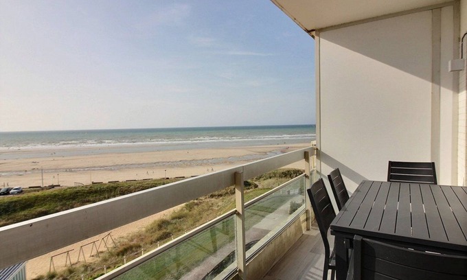 Hardelot-Plage Apartment | DAUPHINS D3 : Studio with beautiful sea view, 3rd floor, for up to 4 people