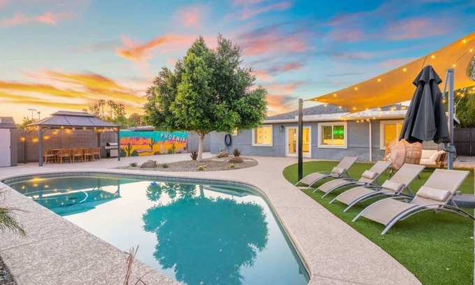 Camelback East House | Desert Luxe 5BR | Games | Heated Pool | BBQ Grill