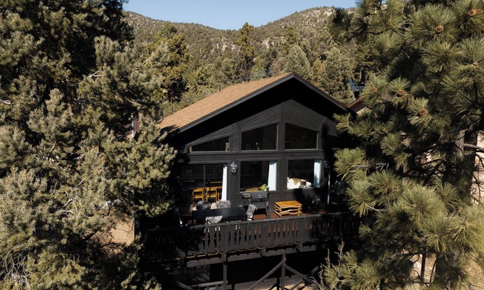 Whispering Forest Ski Chalet | Designer Mountain Lodge with Hot Tub, Fireplace & Scenic Deck!