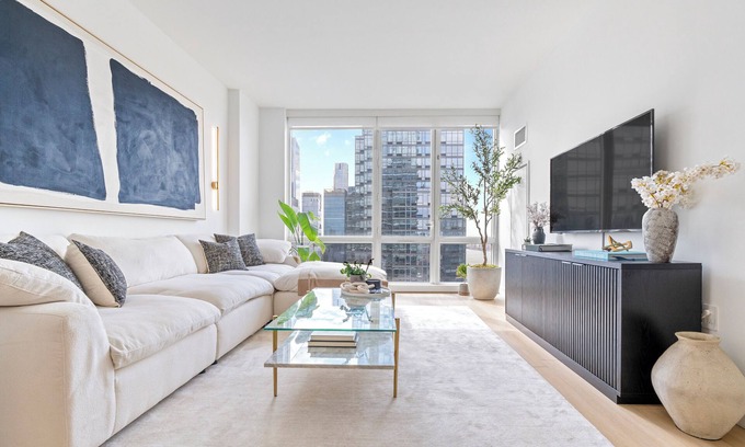 Hell's Kitchen Apartment | DESIGNER’S DREAM HOME! Huge Luxury 1 Bedroom Suite - best location by Times Sq